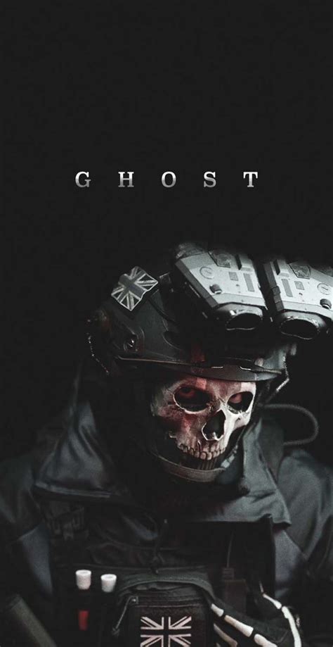 Ghost COD MW iPhone Wallpaper HD - iPhone Wallpapers