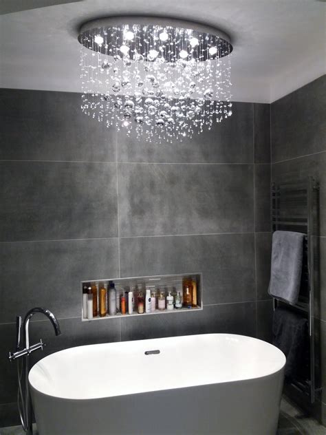 Bathroom Crystal Chandelier