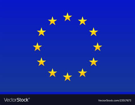 European union flag Royalty Free Vector Image - VectorStock