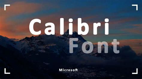 Calibri Font | Free Fonts Vault