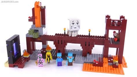 LEGO Minecraft The Nether Fortress reviewed! set 21122