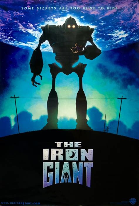 Original The Iron Giant movie poster - Brad Bird - Jennifer Aniston