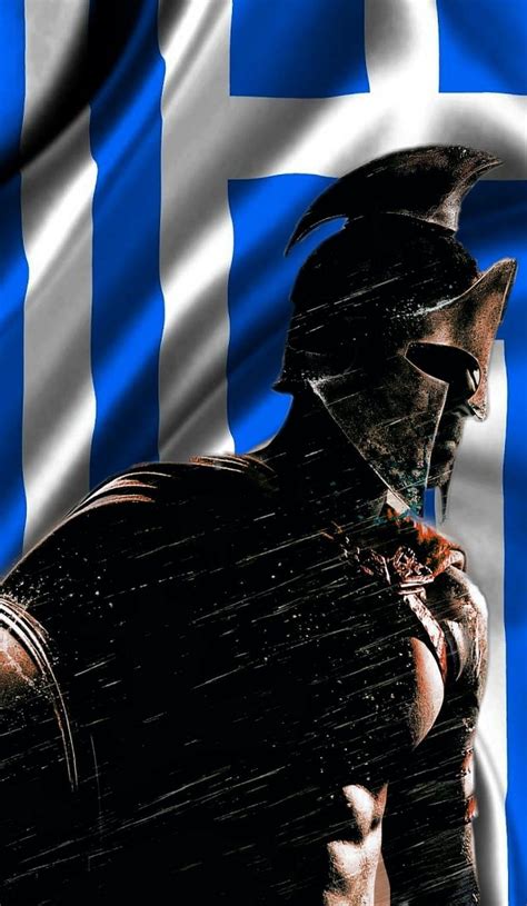 Spartan w Greek Flag, greece, greek flag, HD phone wallpaper | Peakpx