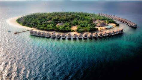 Maldives Island Resort Aerial View Wallpapers - Wallpaper Cave