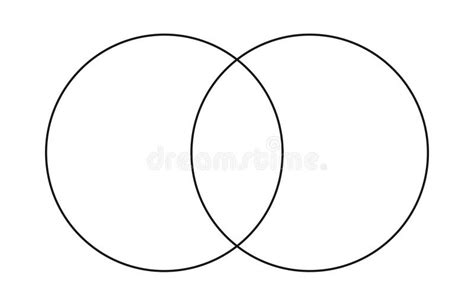 Venn Diagram Two Circle Stock Illustrations – 482 Venn Diagram Two ...