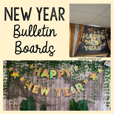 10 New Year Bulletin Board Ideas | Nyla's Crafty Teaching