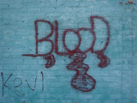 blood gang graffiti | anthonyturducken | Flickr