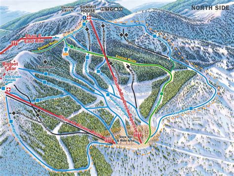 Whitefish Mountain Resort Trail Map | OnTheSnow