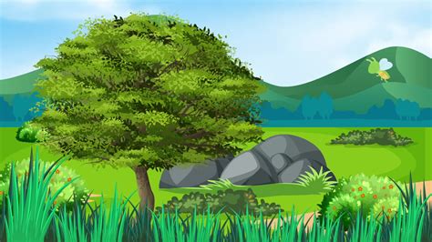 Animated Background Forest Stock Video Footage for Free Download