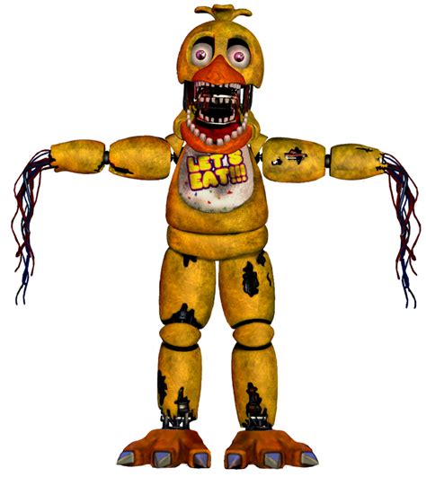 FNAF 2 Withered Chica full body by Enderziom2004 on DeviantArt