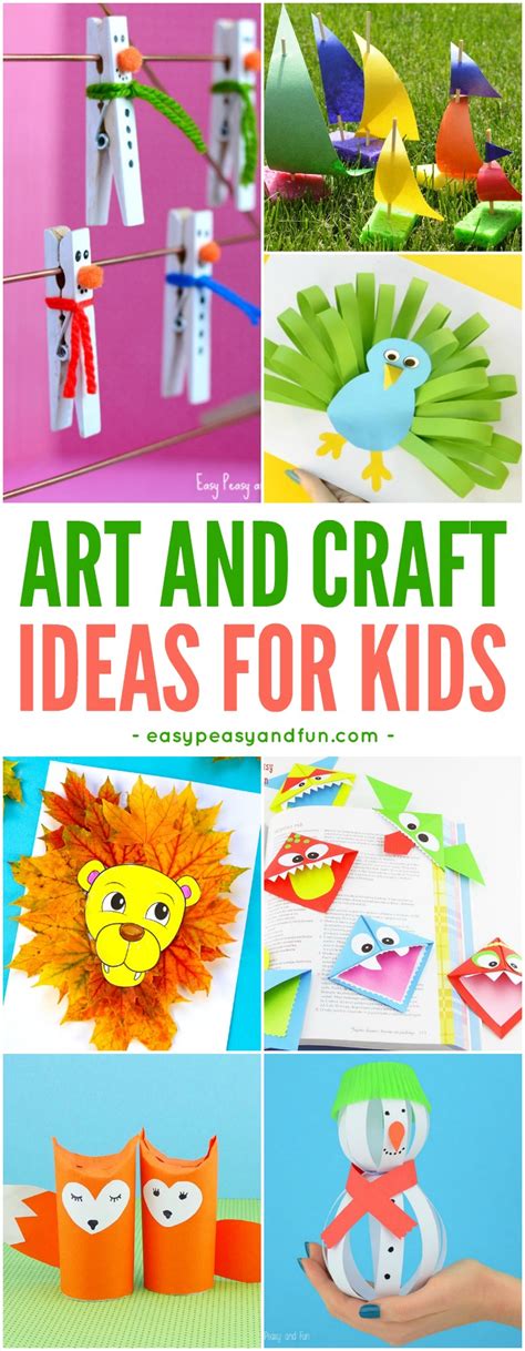 Crafts For Kids - Tons of Art and Craft Ideas for Kids to Make - Easy ...