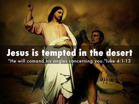 Jesus is tempted in the desert by jwall