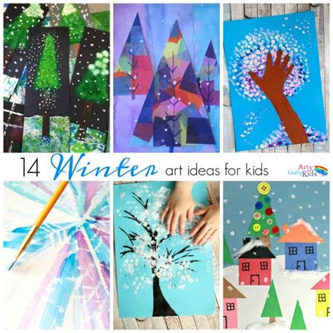 14 Wonderful Winter Art Projects for Kids - Arty Crafty Kids - Kids ...