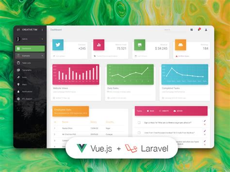 Laravel Website Template