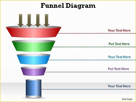 Funnel Ppt Template Free Of Sales and Marketing Circular Funnel Diagram ...