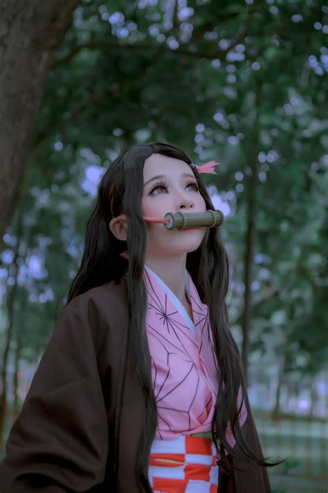 Different angle from My Nezuko cosplay photoset : r/KimetsuNoYaiba