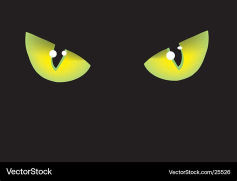 Cat eyes Royalty Free Vector Image - VectorStock