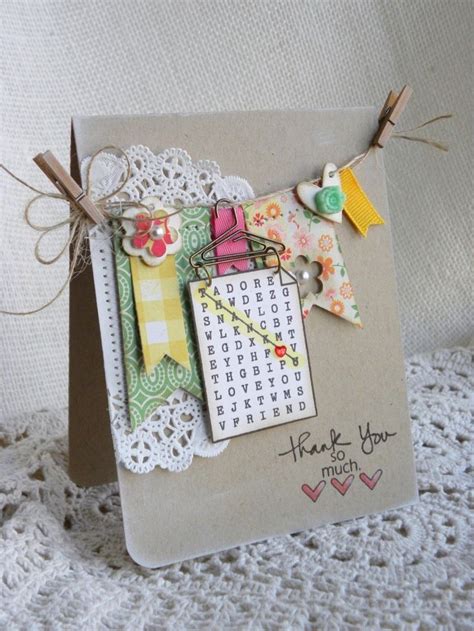 Image result for scrapbooking cards ideas pinterest | Handmade thank ...