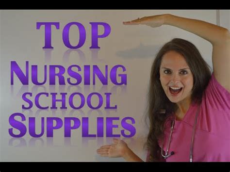 Nursing School Supplies | Top List of Supplies for Nursing Students ...