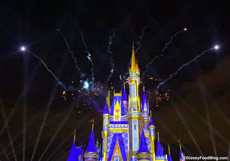 PHOTOS! Fireworks and Flares Return To Magic Kingdom As Part of Castle ...