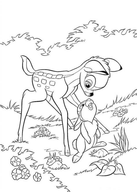 Free Printable Bambi Coloring Pages For Kids