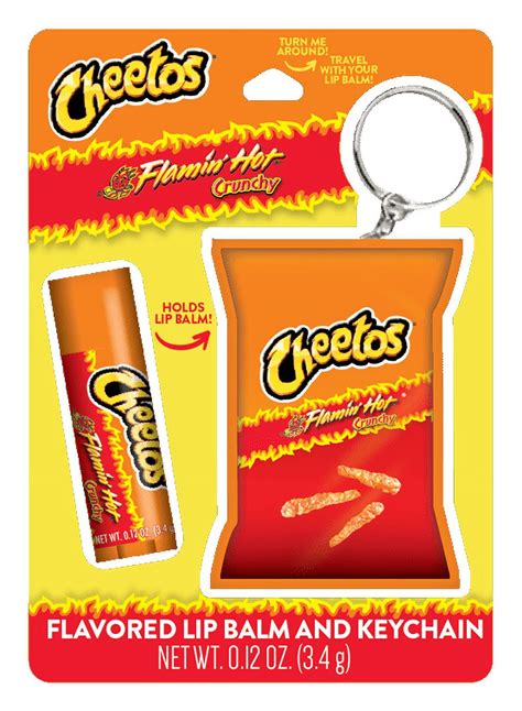 Flamin Hot Cheetos Lip Balm with Lip balm holder. Clip on back pack ...