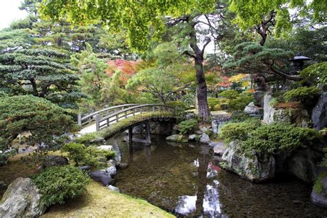 Kyoto Imperial Palace stock image. Image of wood, water - 31462243