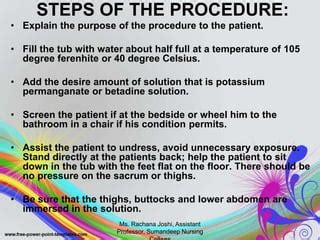 Sitz bath Procedure | PPT