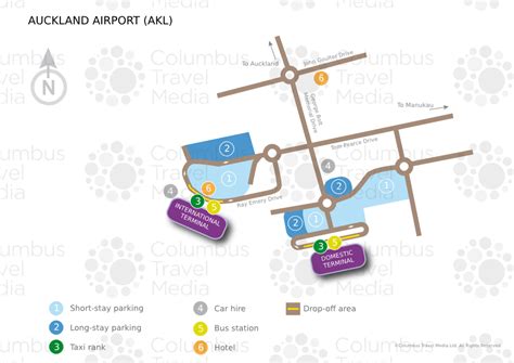 Auckland International Airport Terminal Map