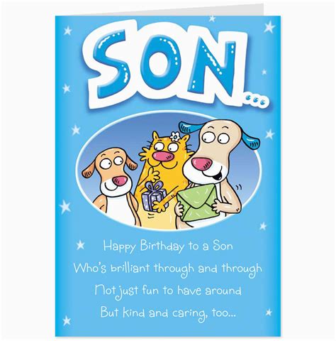 Birthday Cards to My son Birthday Card for son Quotes Quotesgram ...