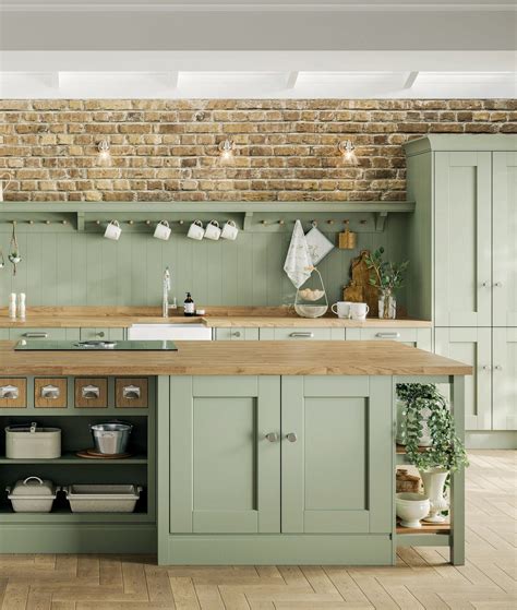 Sage Green Kitchen Cabinets - HMDCRTN