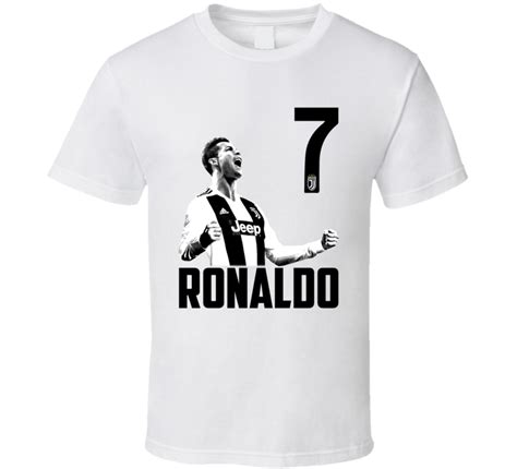 Cristiano Ronaldo 7 Juventus Fc Soccer Football Player Fan T Shirt