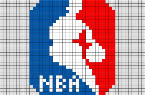 NBA Logo Pixel Art – BRIK