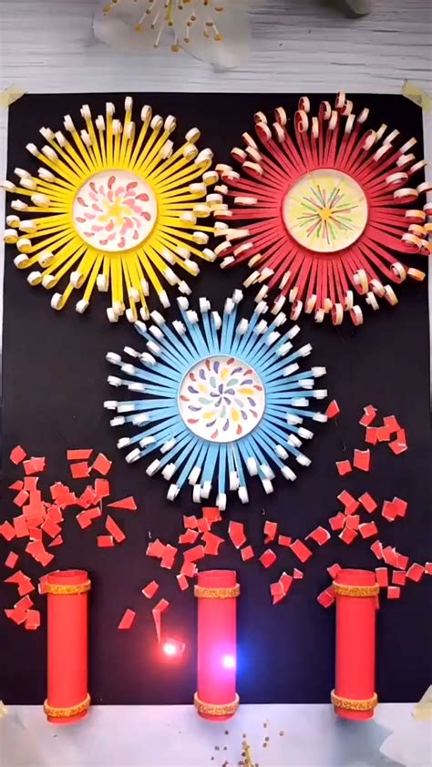 Diy paper firework amazing paper craft ideas – Artofit