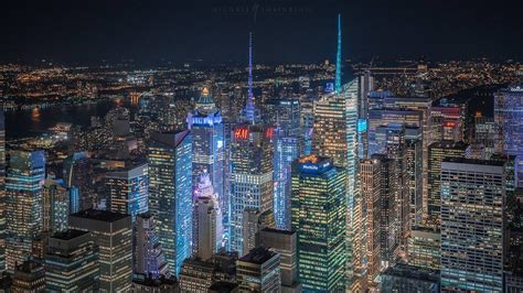 New York City, Cityscape Times Square Night Photography - Michael ...