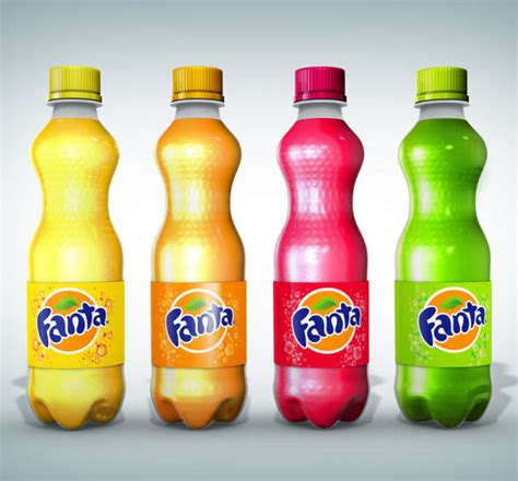 Fanta Bottles 3D model | CGTrader