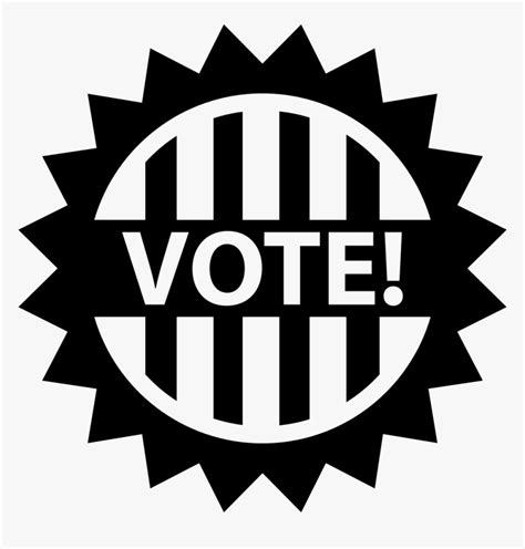 Vote - Vote Clip Art Black And White, HD Png Download - kindpng