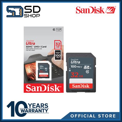 SanDisk Ultra 32GB SD Card SDSDUNR SDHC UHS-I Memory Card C10 U1 Full ...