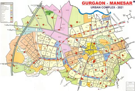 Gurgaon Map, Gurgaon City Map, Map of Gurgaon