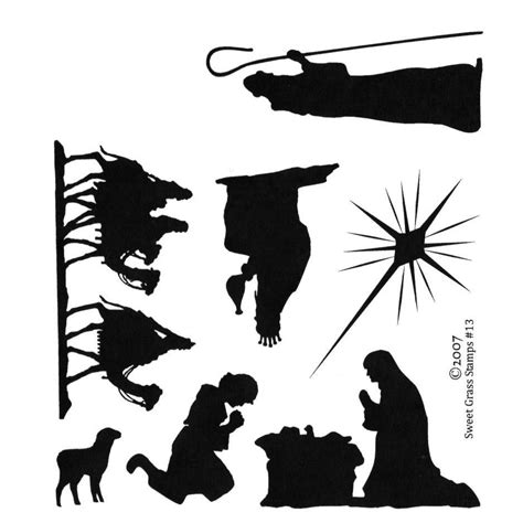 Free Printable Nativity Silhouette - Free Printable