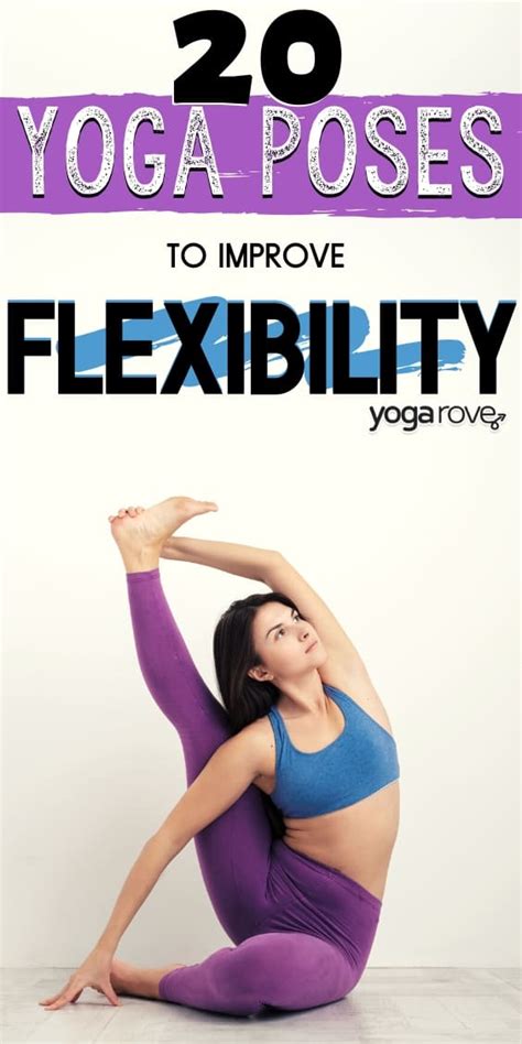 20 Beginner Yoga Poses for Flexibility (+ free printable) - Yoga Rove