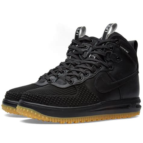 Nike Lunar Force 1 Duckboot Black & Metallic Silver | END. (UK)