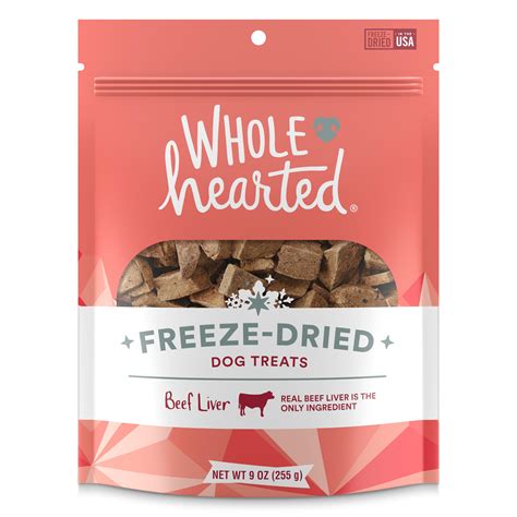 WholeHearted Beef Liver Freeze-Dried Dog Treats, 9 oz. | Petco