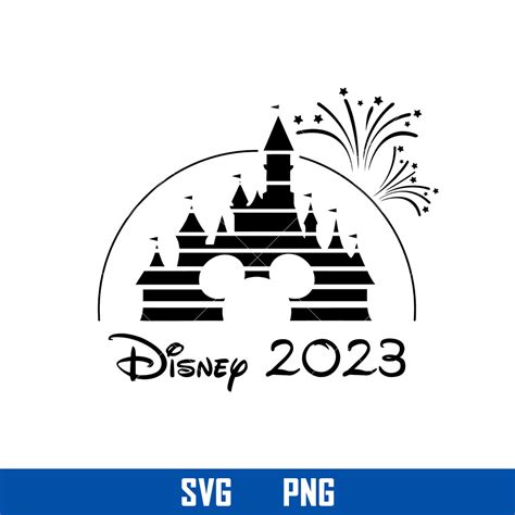 Disney 2023 Svg, Mickey Castle Svg, Disney Svg, Png Digital | Inspire ...