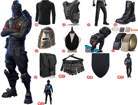 Dress like Black Knight (Fortnite) Costume for Cosplay & Halloween