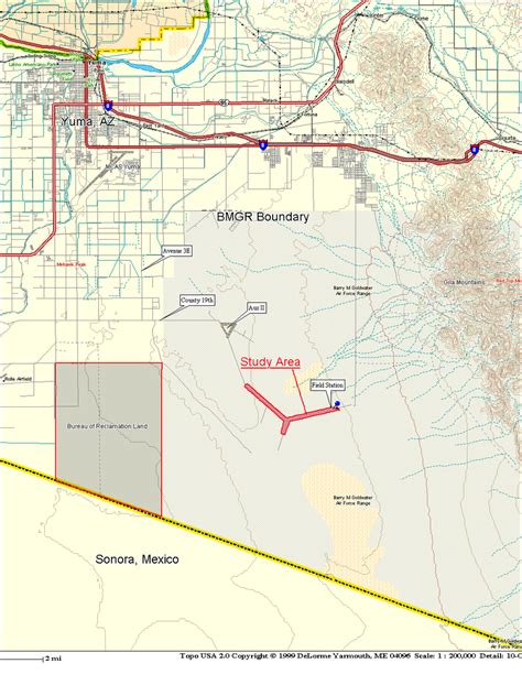 Yuma County Map