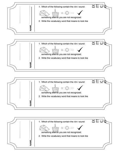 Free printable ticket template editable - muslidisc