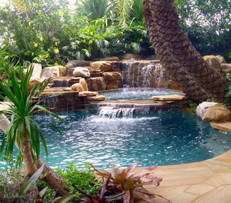 53 Spectacular Pool Waterfall Ideas to Transform Your Oasis | Pool ...