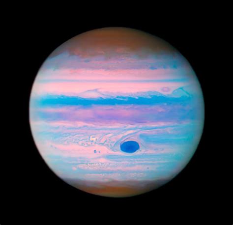 Hubble’s Ultraviolet Eye Reveals Jupiter’s Great Red Spot in a New Light