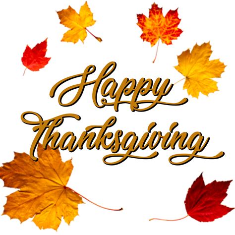 Happy Thanksgiving Crown Of Autumn Leaves transparent PNG - StickPNG